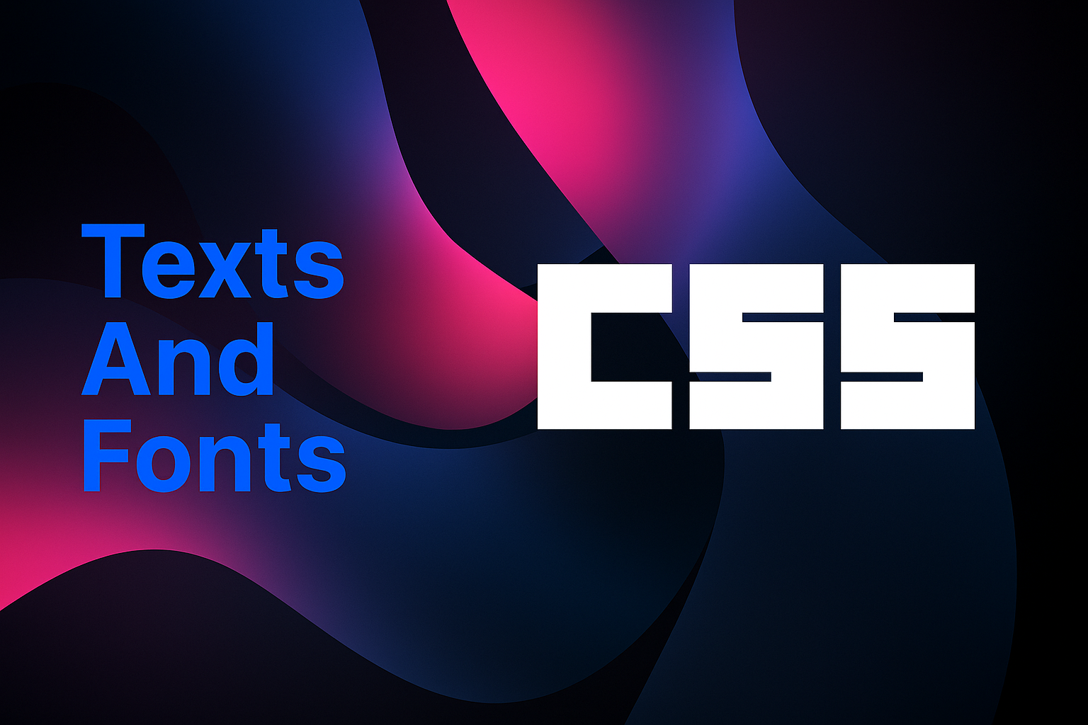 Texts And Fonts